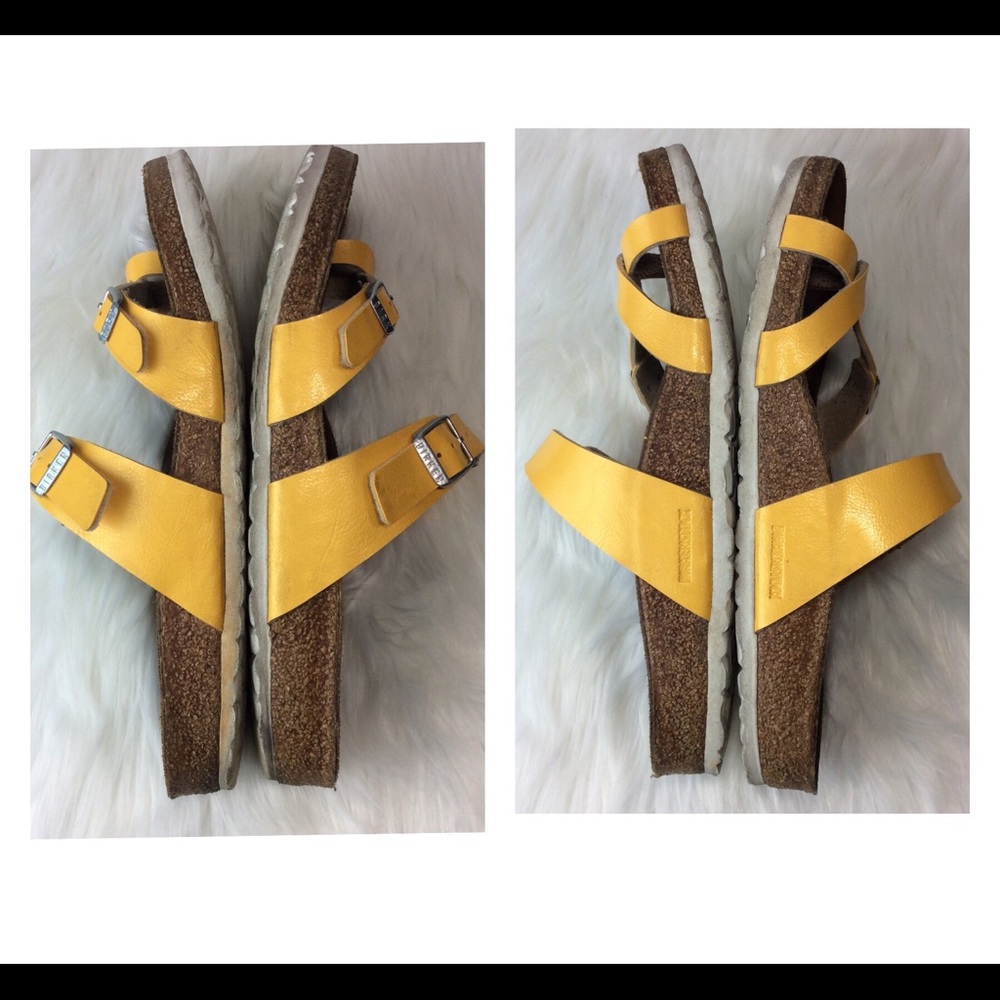Birkenstock Mayari Birko-flor Sandals Yellow 10 - Picture 5 of 8